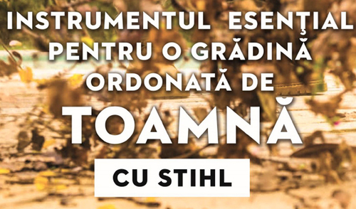 Promoție de toamnă la instrumentele Stihl!