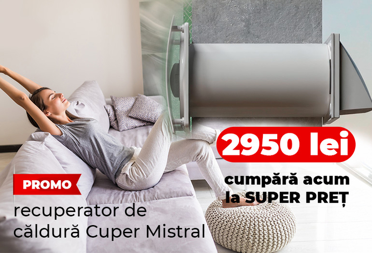 Тепловой рекуператор Cuper Mistral D131 Эффективная вентиляция, тепловой комфорт и экономия энергии