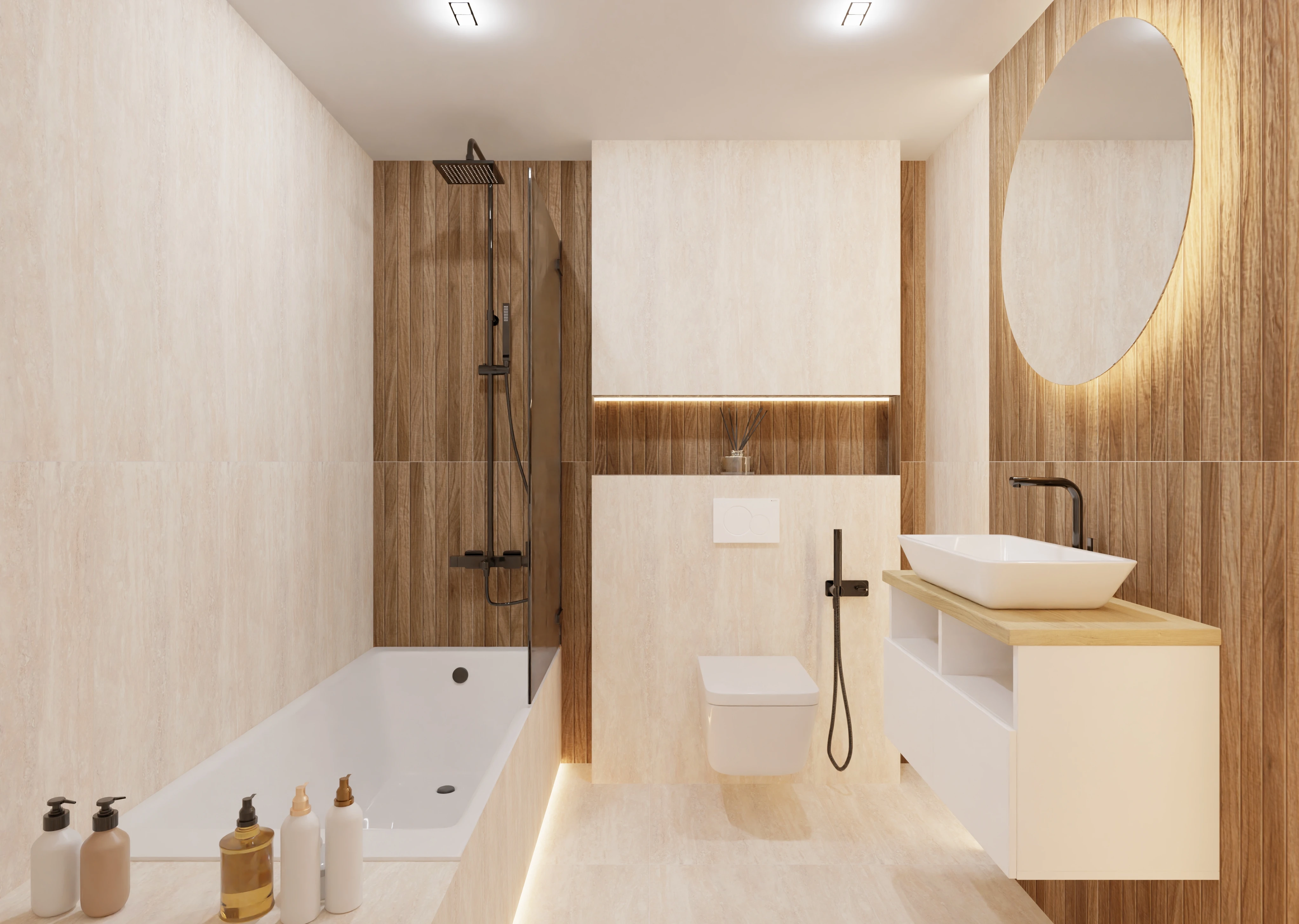 Neo Travertino & Woodline