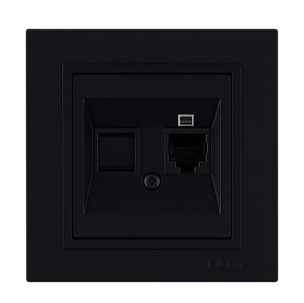 Priză 6 negru Karen Arvia 0097923