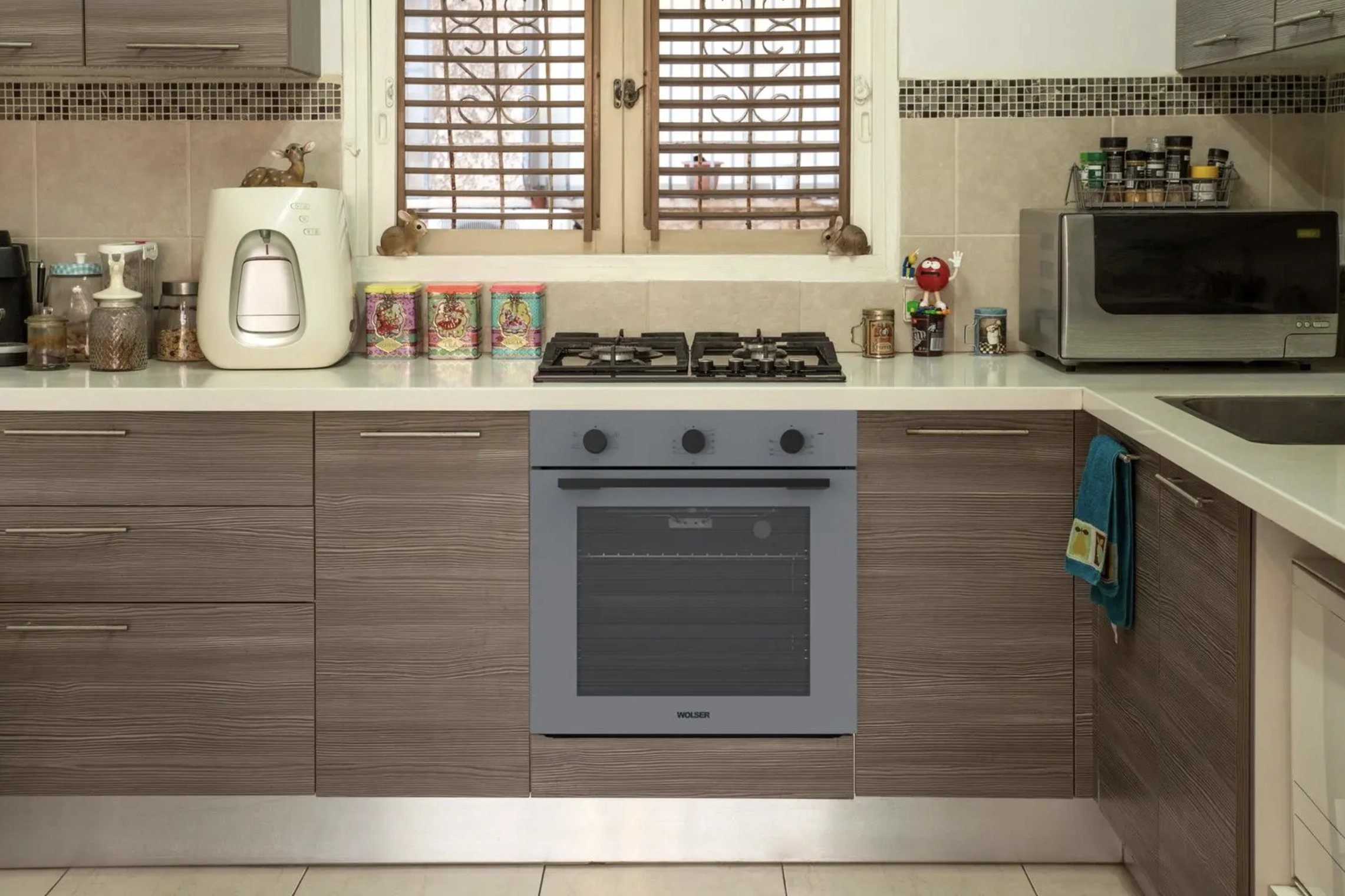 Электрический духовой шкаф Wolser WL-BRD 772 Grey