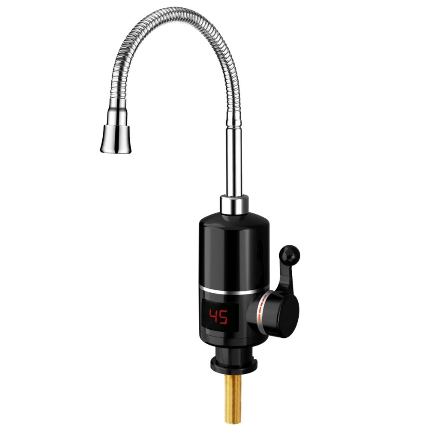 Baterie instant cu furtun flexibil Led ecran 8001948 black