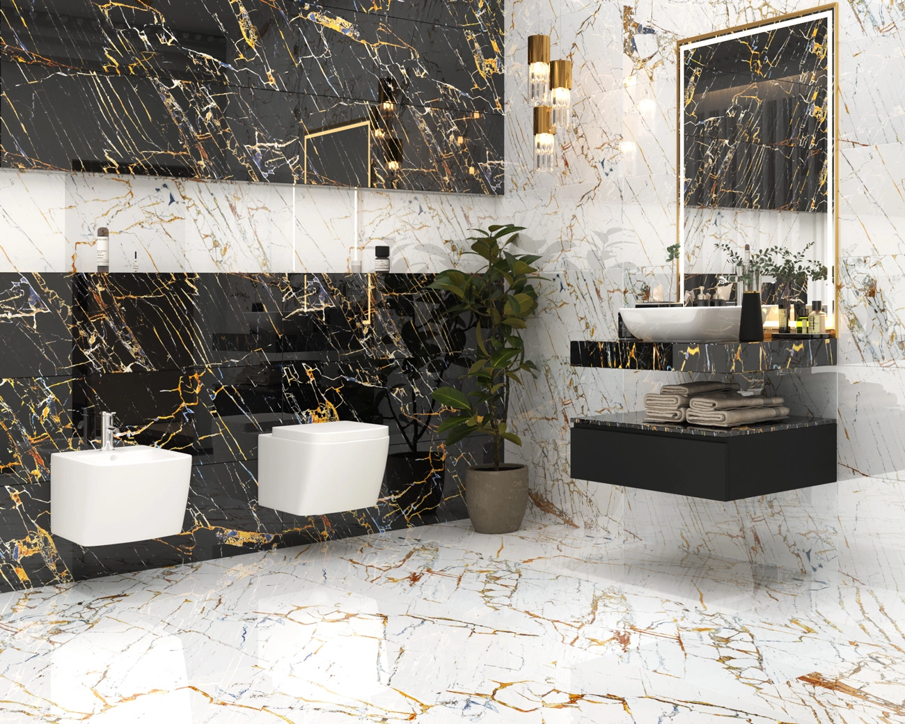 Плитка Bien Giza 40x120 Nero