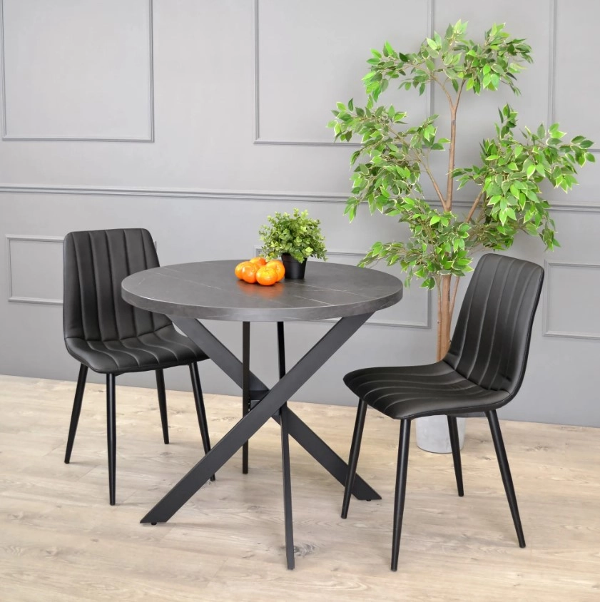 Стол черный мрамор Torino 