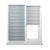 Jaluzele Zi-Noapte RATTAN Gri 0.60x1.70m
