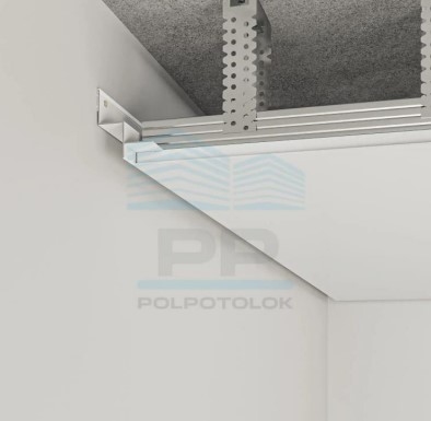 Profil tip ascuns din aluminiu AST20B PP 2500mm