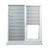Jaluzele Zi-Noapte RATTAN Gri 0.65x1.70m