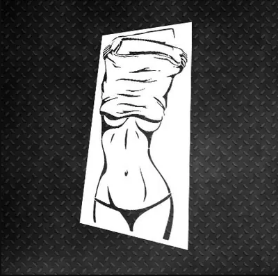 Трафарет Sexy girl