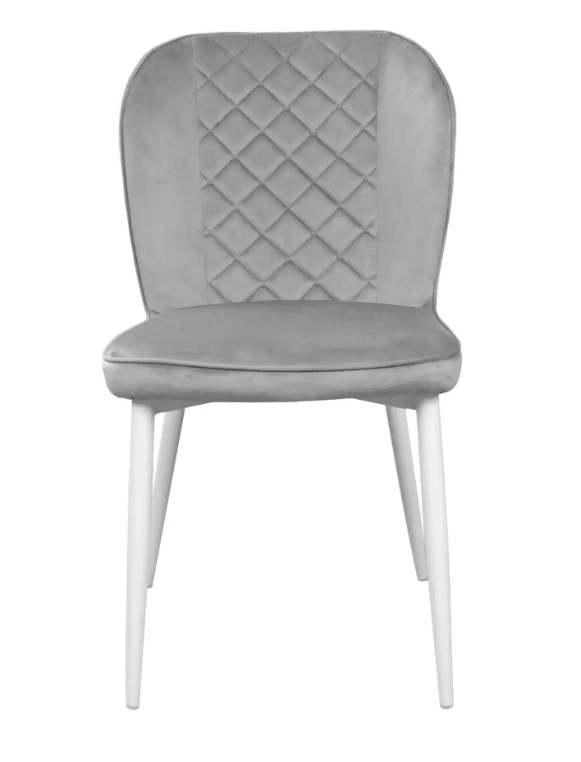 Scaun Tusk dark grey+ white