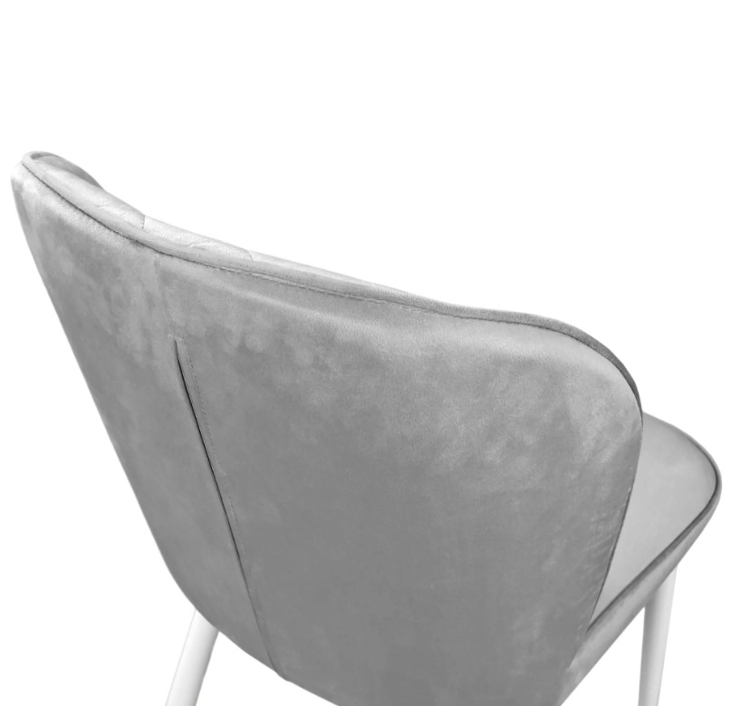 Scaun Tusk dark grey+ white