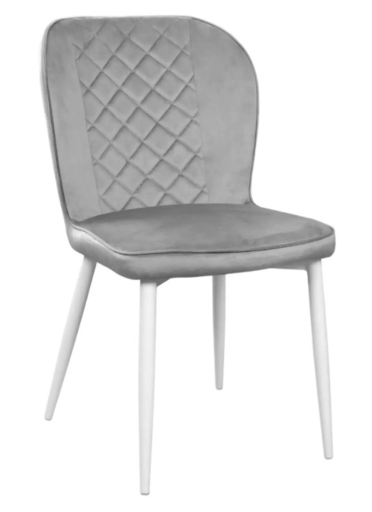 Scaun Tusk dark grey+ white