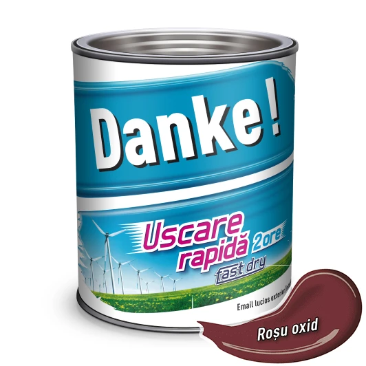 Email Danke 2.5l roșu oxid