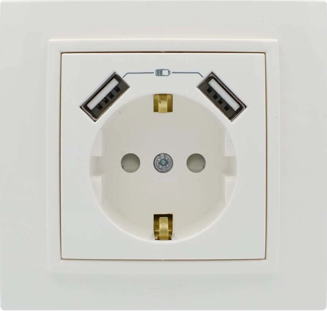 Priză USB Elbi Zena 500-015600-317 