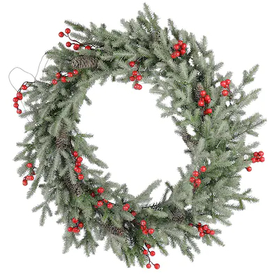 Еловая ветка с шишками 37387 