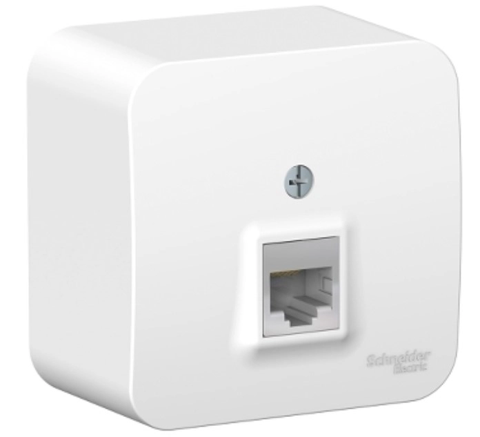 Priză internet 1XRJ45 cat5E Blanca 530/BLNIA045001 