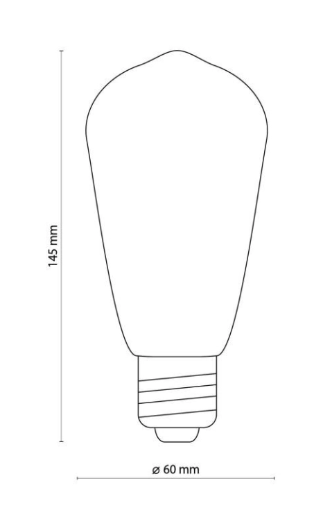Zarowka TK Lighting E 27 Clear ST 58 3570