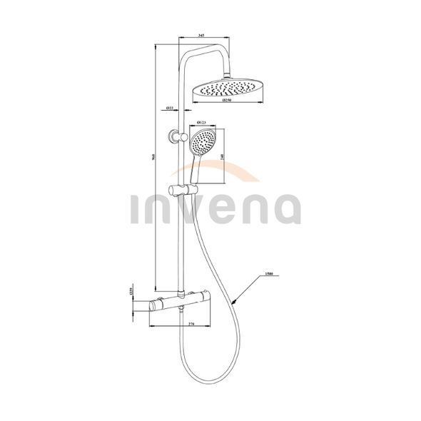 Microfon de dus Musta AU-84-004-X  