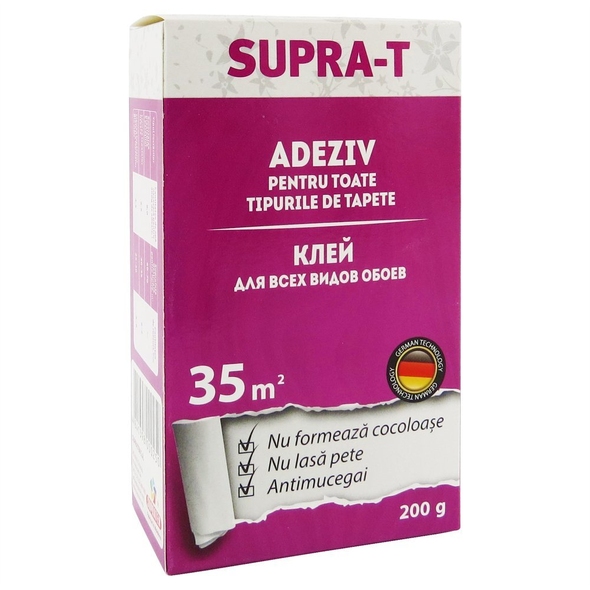Clei pentru tapete Supra-T 200 gr
