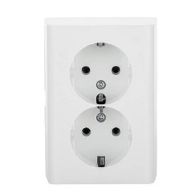 Priză dublă Schuko alb Ovivo 