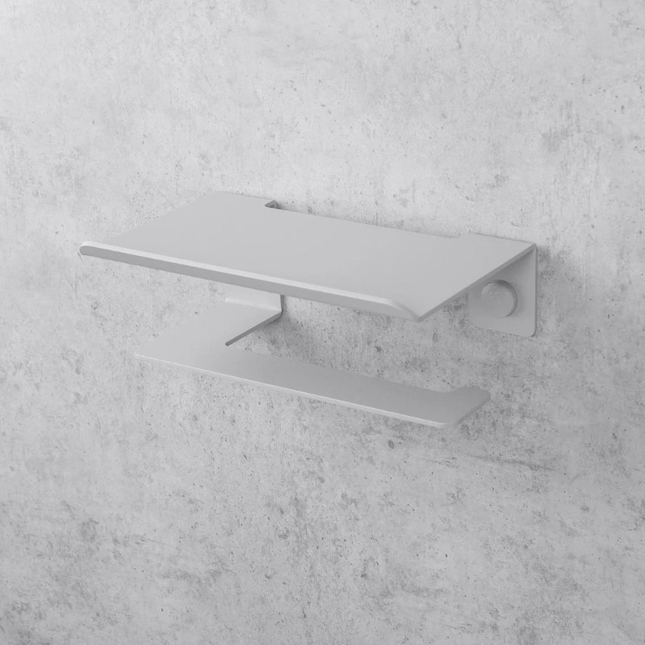 Suport pentru hârtia igienică Bliss PH/B-0225GR gri drept