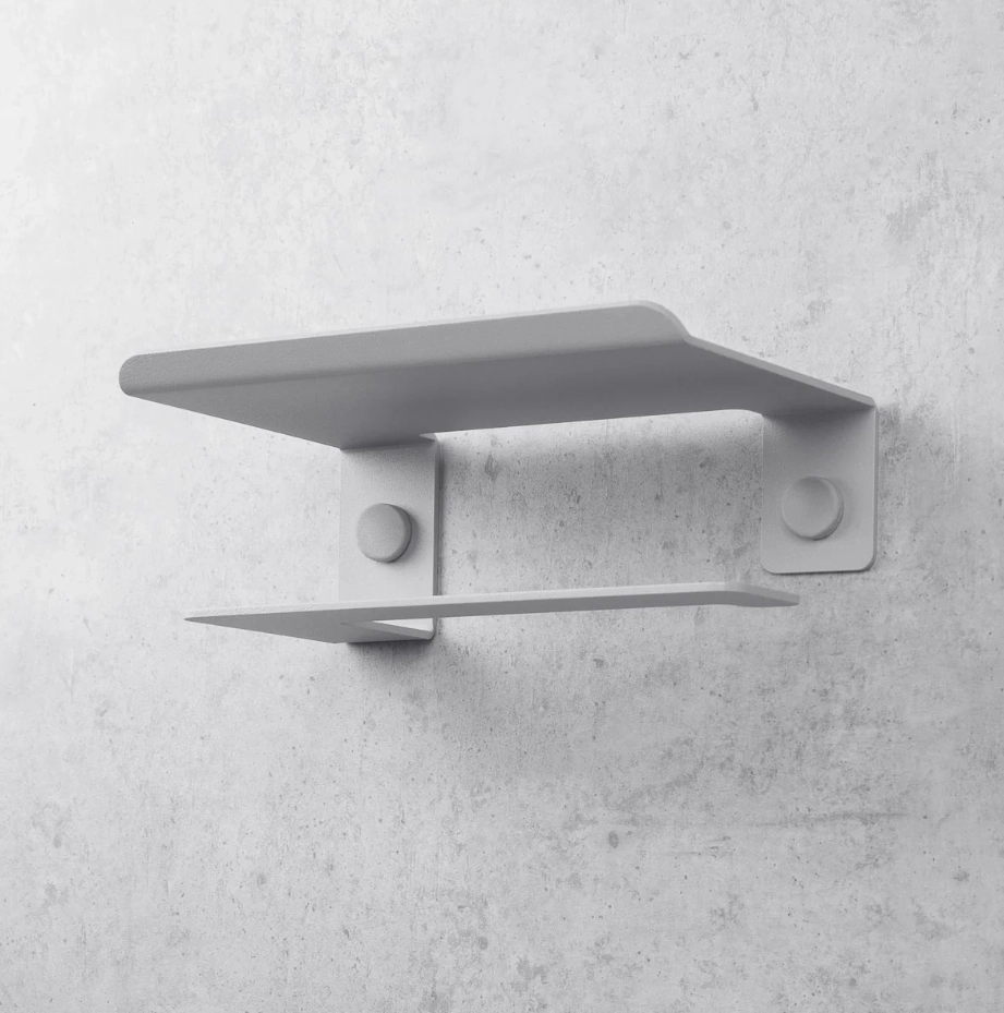 Suport pentru hârtia igienică Bliss PH/B-0225GR gri drept