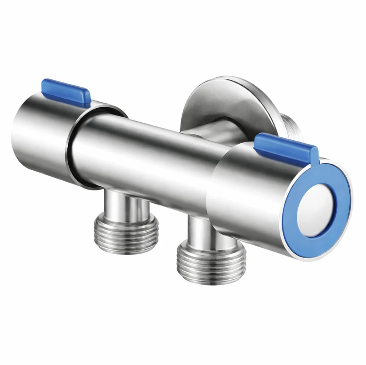 Комбинированный угловой кран 1/2x1/2x3/4'' 0400351 