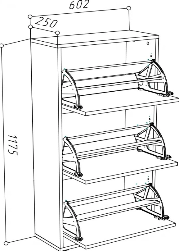 Обувница ML-2 Дуб золотой
