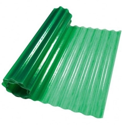 Rulou ondulat verde 1.5*30 