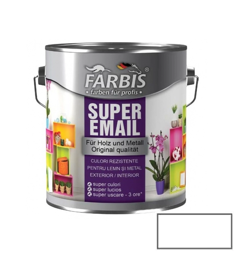 Email Farbis 0.7l super alb