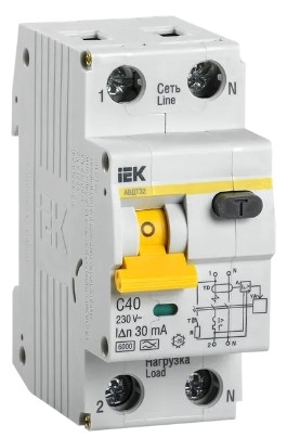 Intrerupator diferential AVDT 32 30mA IEK C32 4127