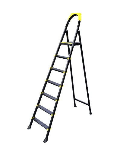 Лестница из нержавейки черная 7+1 LEO Eurostep 53125