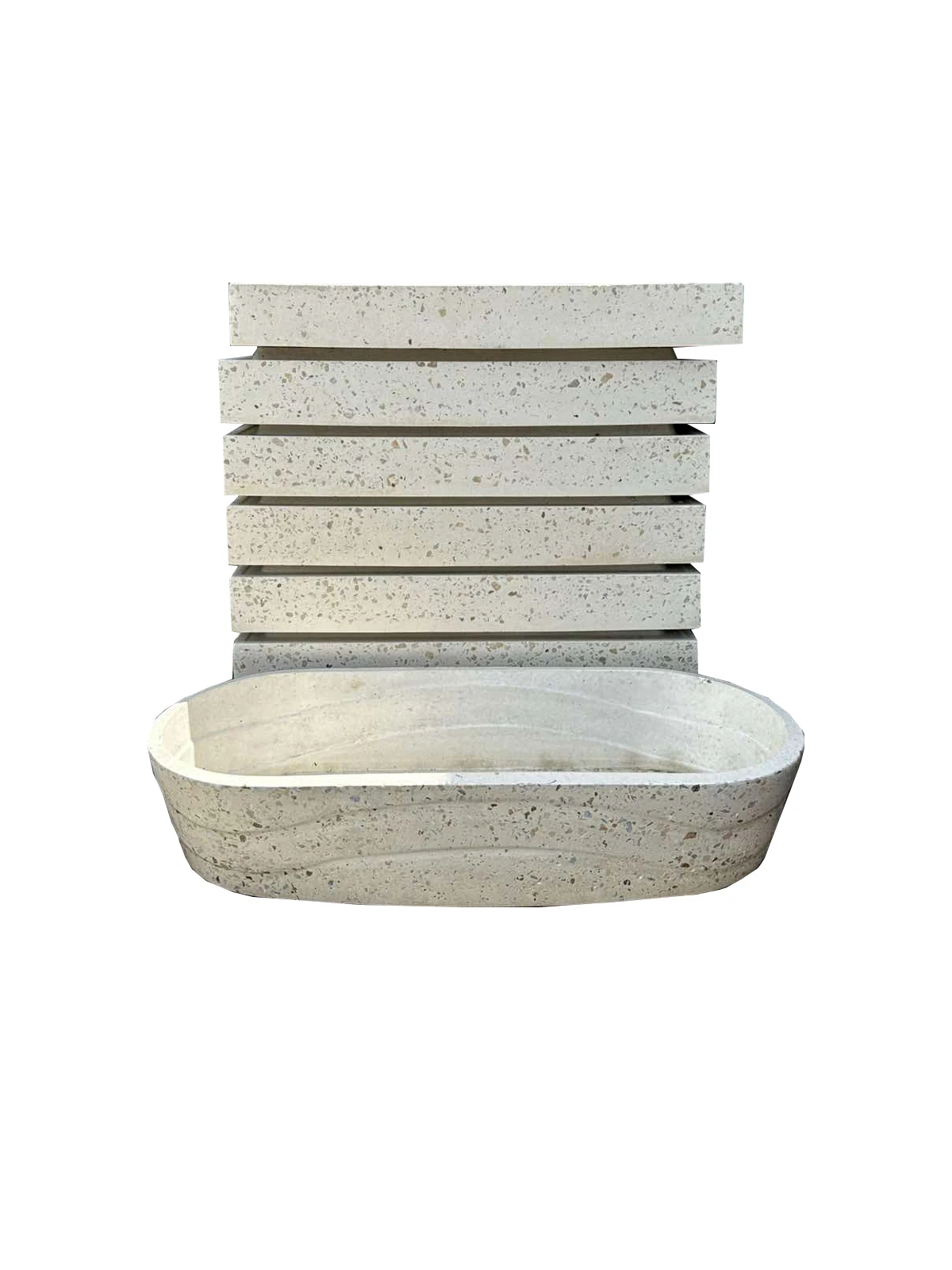 Cișmea MODULO Long Marble Beige