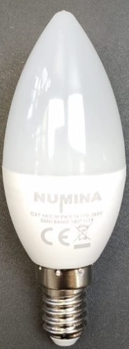 Лампа C37 9W E27 6500K RA70IC