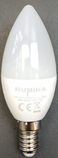 Bec C37 9W E27 6500K RA70IC