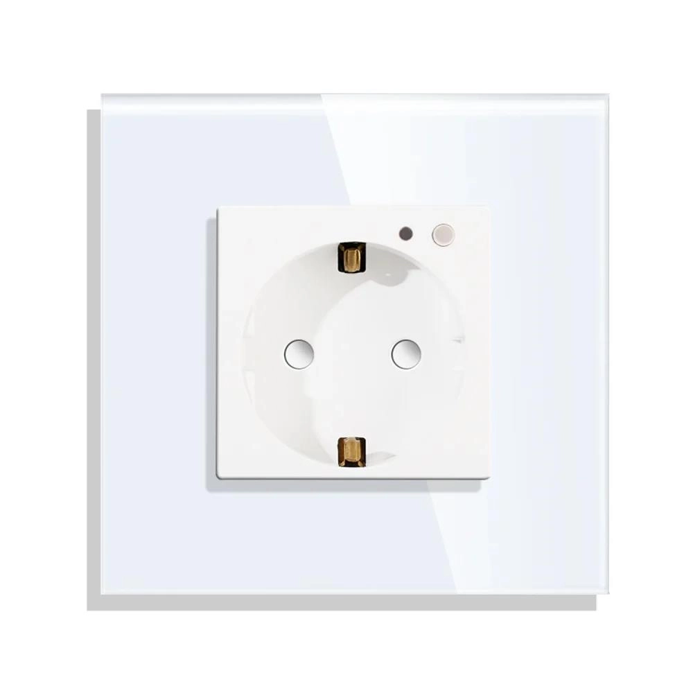 Priză WiFi 16A 86x86mm Alb WF1F-WT