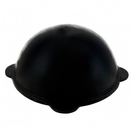 Cazan ciugun cu capac și fund rotund 16L