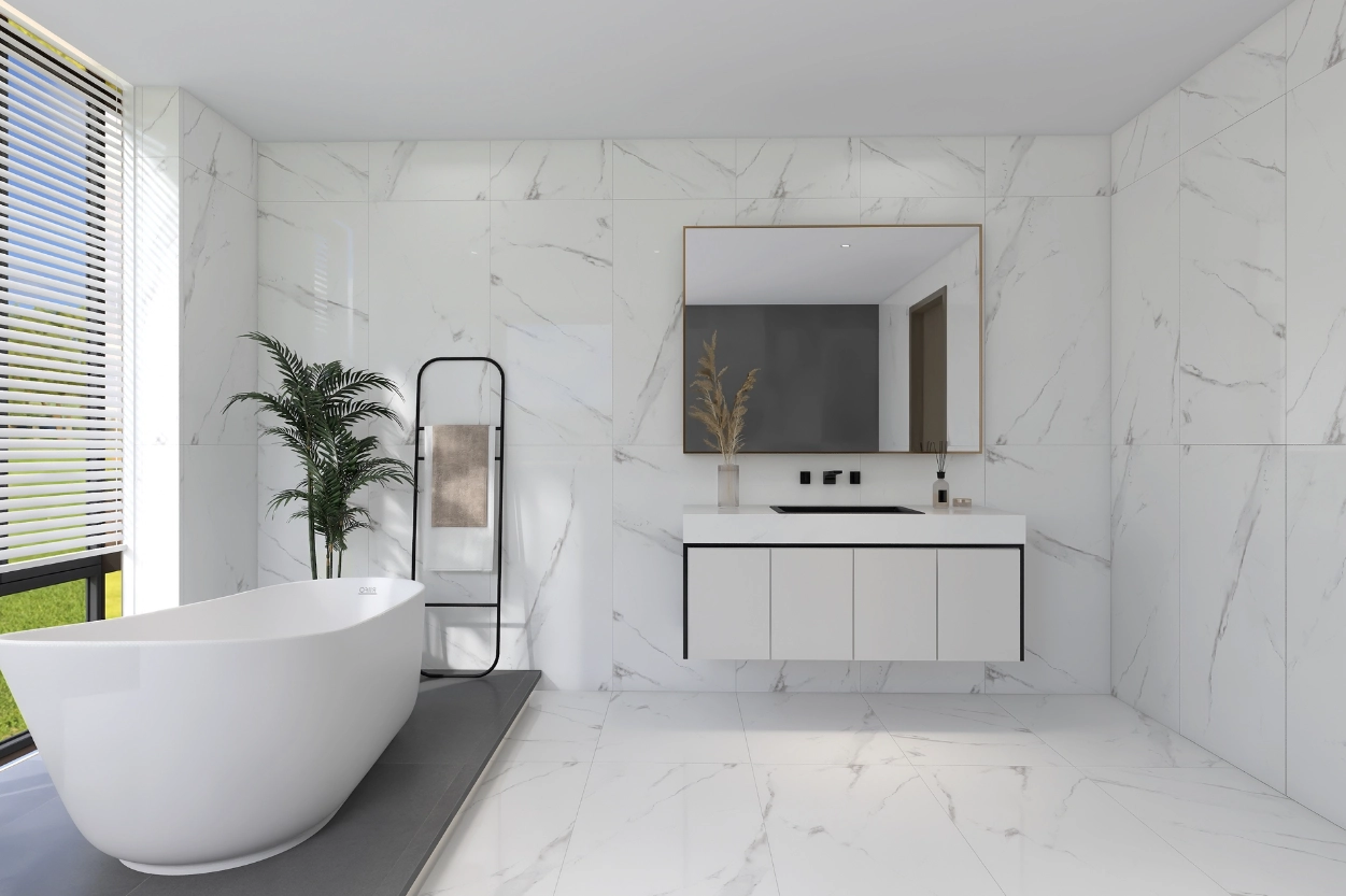 Gresie Graniser Seramik Marmo Calacatta 60x120 White