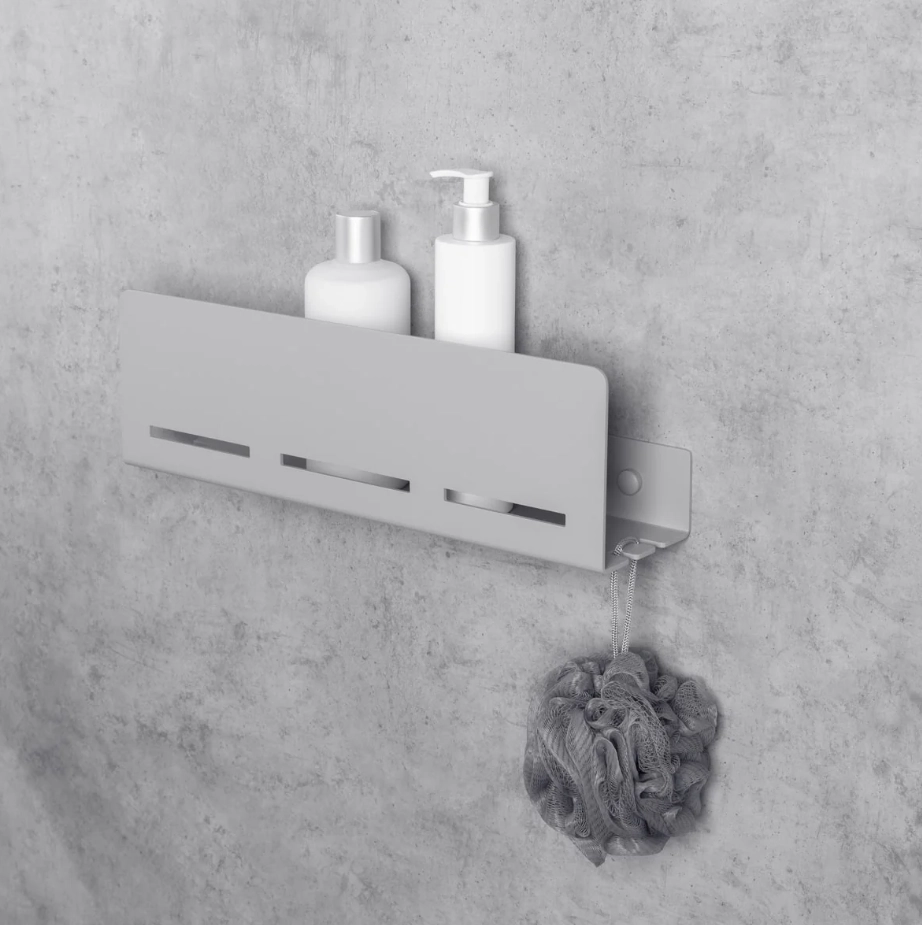 Полка для ванной Daske Wenca SH/W-0676G серый