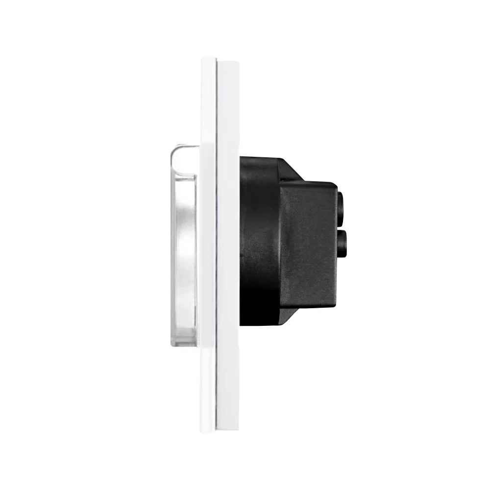 Priză dublă 16A 86x157mm Alb M2F-WT