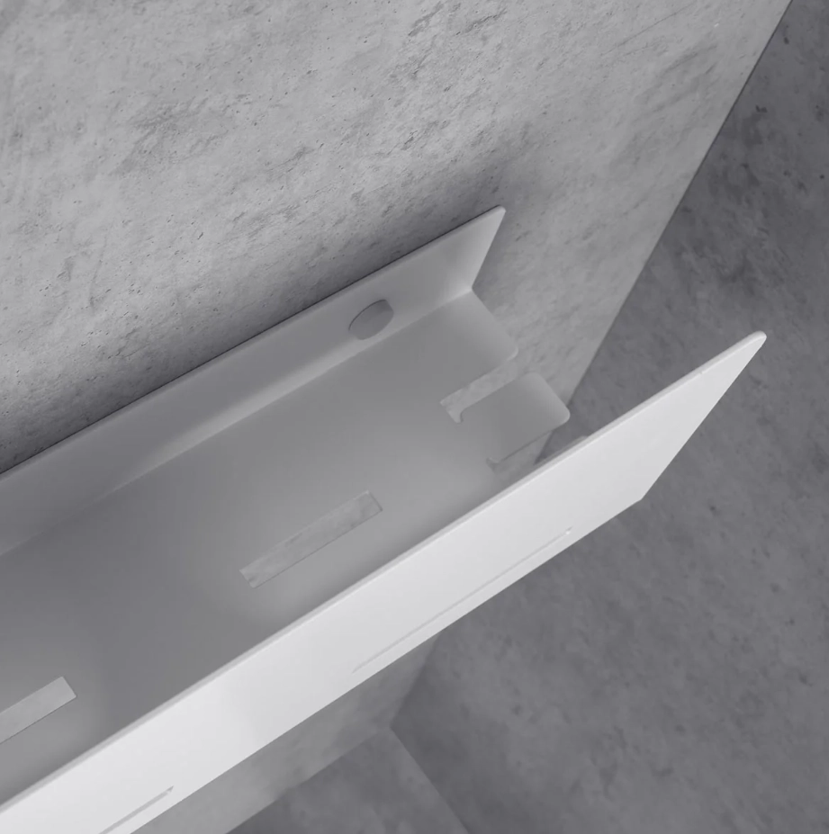 Полка для ванной Daske Wenca L SH/WL-0690W белый