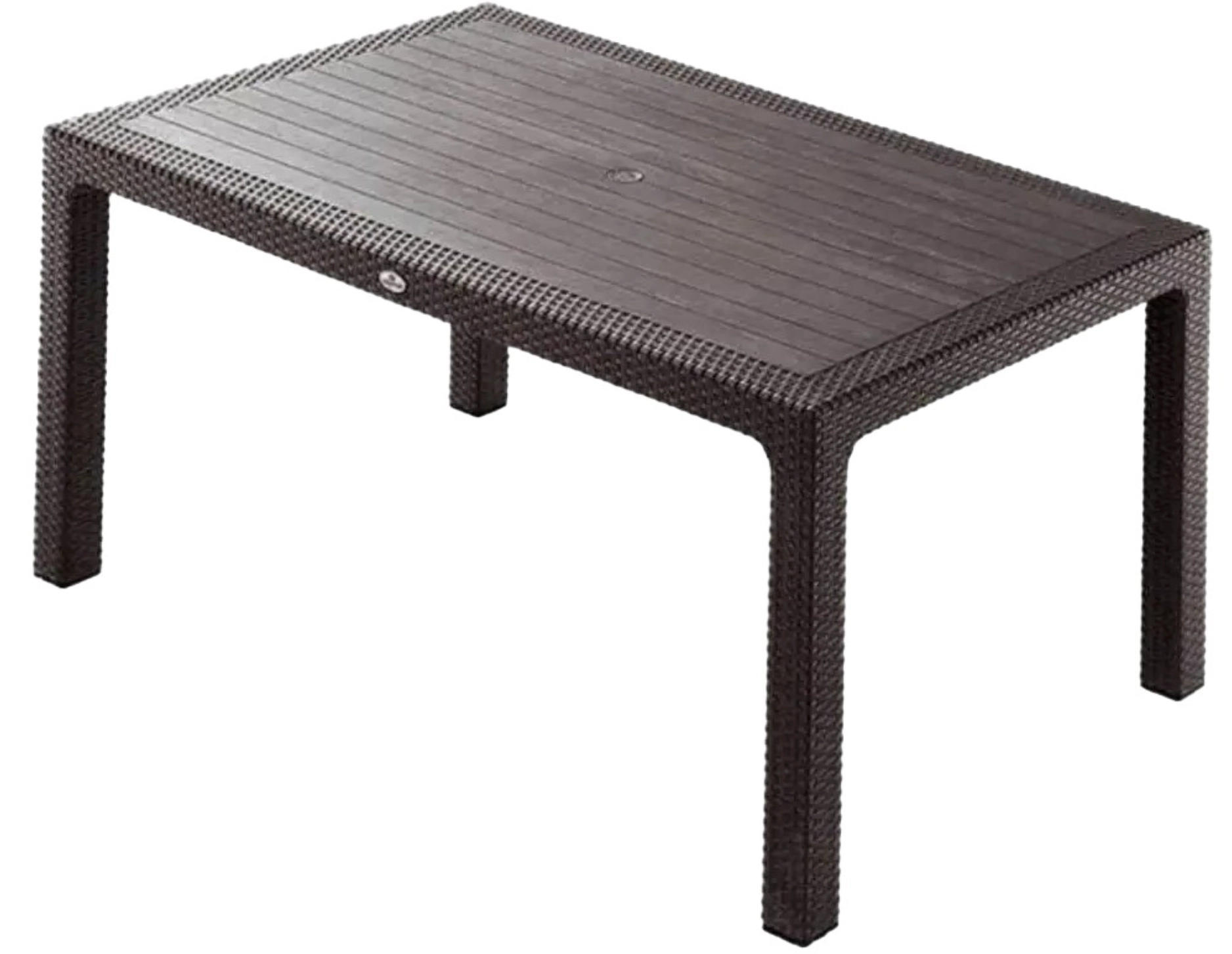 Садовый стол Rattan 90x150 Brown 