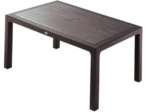 Masă pentru terasă Rattan 90*150 Brown 