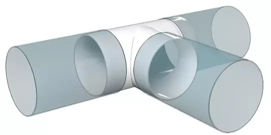 Teu ventilatie rotund d100 10ТП