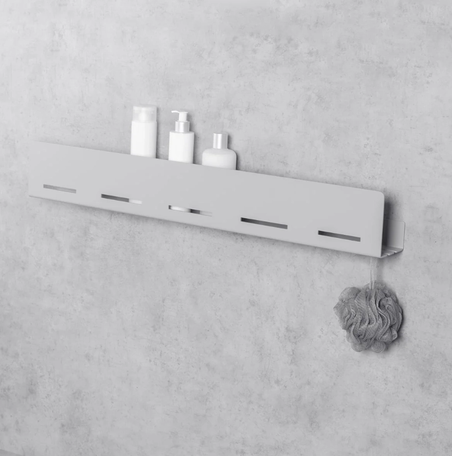 Полка для ванной Daske Wenca L SH/WL-0706G серый