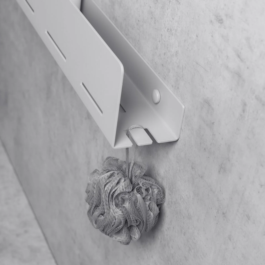 Полка для ванной Daske Wenca L SH/WL-0706G серый