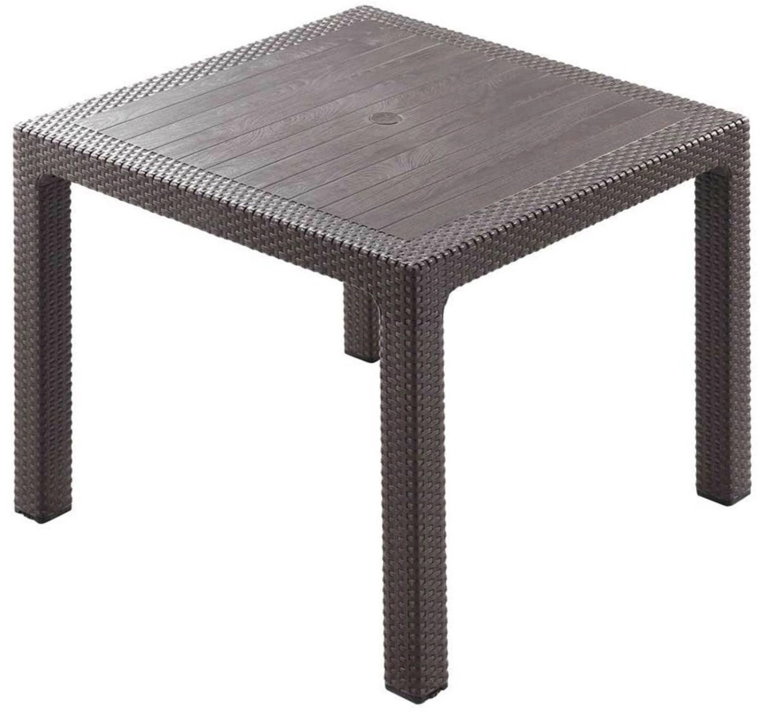 Садовый стол Rattan 90x90 Antracite 