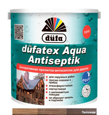 Декоративное покрытие Dufatexaqua 2.5л полисандр