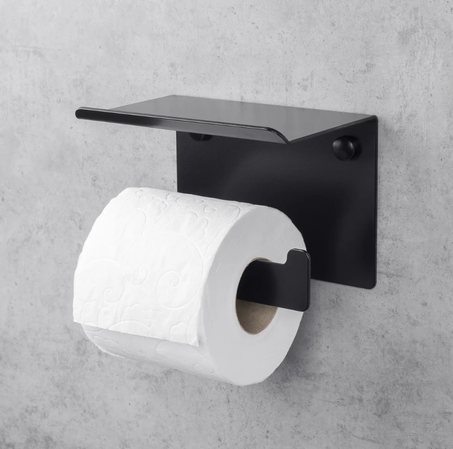 Держатель для туалетной бумаги Daske Bliss 2 PH/B2-0188BR чёрный правый