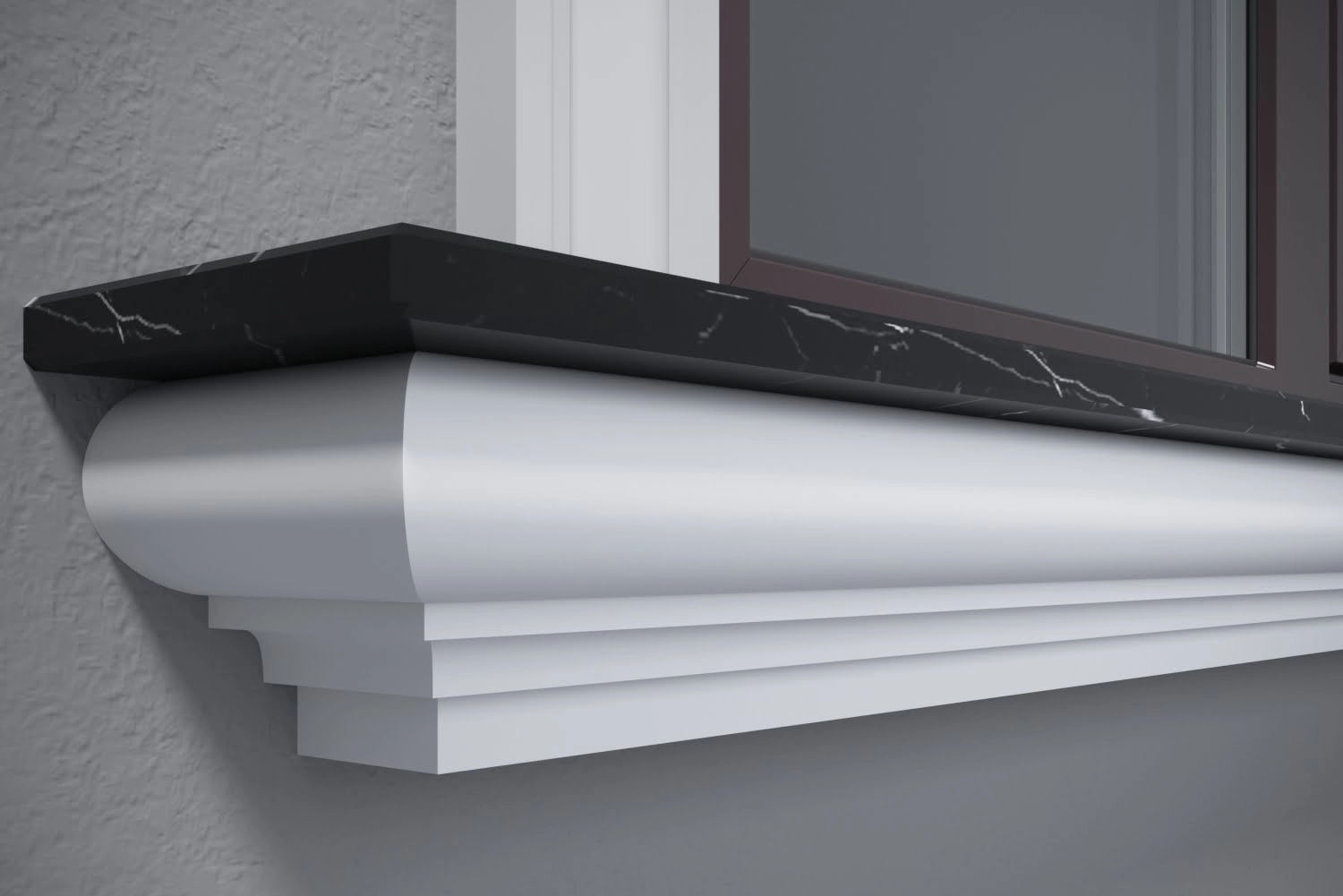 Подоконник VS117 120x140мм