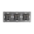 Priză triplă 16A 86x228mm Alb M3F-T